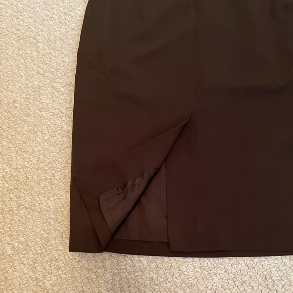 MOSCHINO CHEAP AND CHIC Vintage Fully Lined Brown Pencil Skirt - Picture 7 of 14